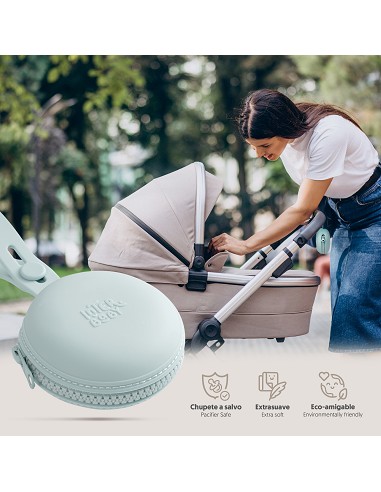 Portachupete Para Chupete Silicona Azul