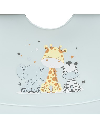 Babero Silicona Estampado Modelo Tres Amigos...