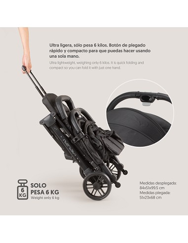 Silla  de Paseo Mod Minimum Space Plus Negro