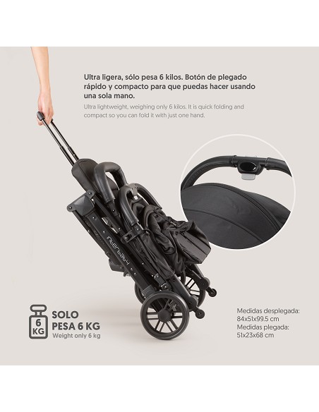 Silla  de Paseo Mod Minimum Space Plus Negro