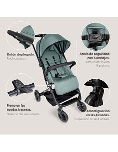 Silla de Paseo Mod Voyage Verde 2