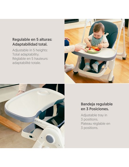 Trona Aluminio Mod Comfort Eat Rosa