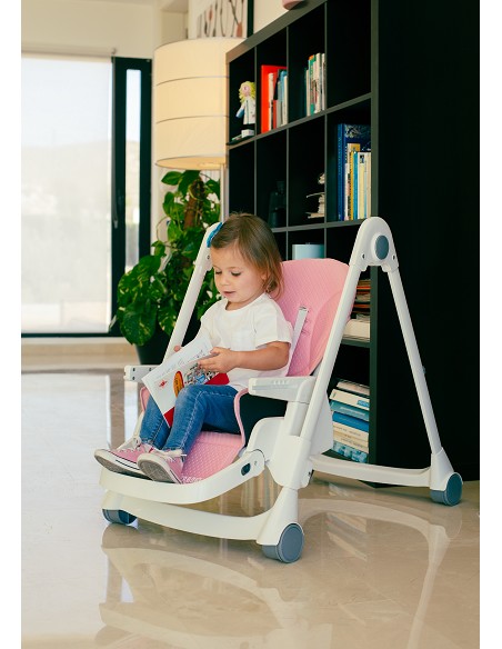 Trona Aluminio Mod Comfort Eat Rosa