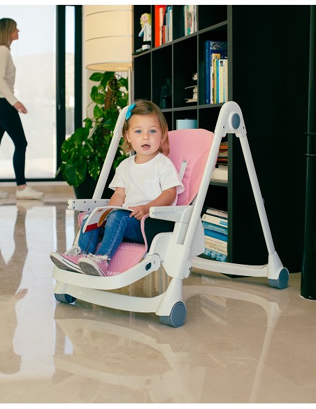 Trona Aluminio Mod Comfort Eat Rosa