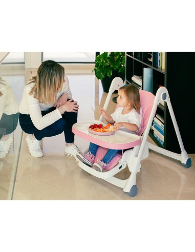 Trona Aluminio Mod Comfort Eat Rosa