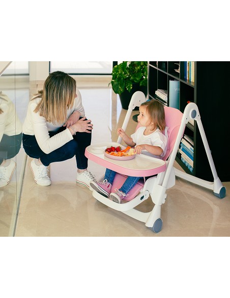 Trona Aluminio Mod Comfort Eat Rosa
