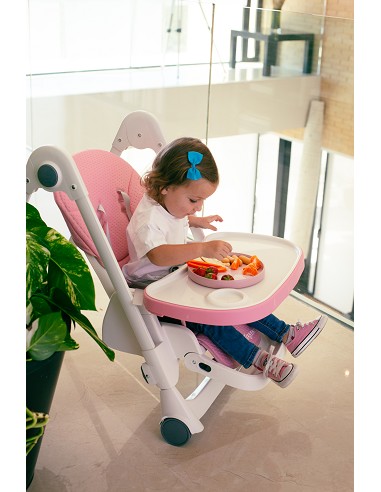 Trona Aluminio Mod Comfort Eat Rosa