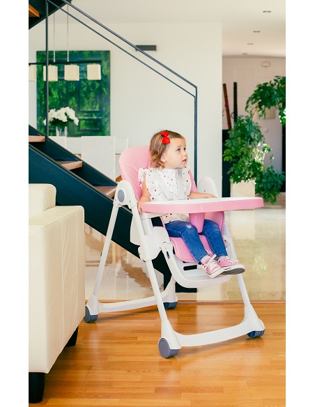 Trona Aluminio Mod Comfort Eat Rosa