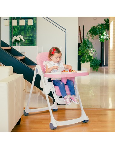 Trona Aluminio Mod Comfort Eat Rosa