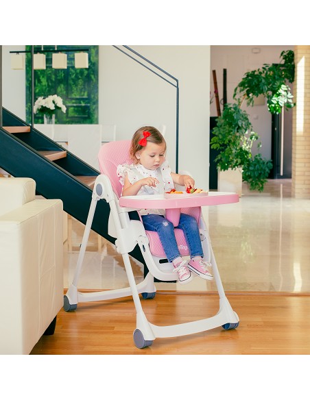 Trona Aluminio Mod Comfort Eat Rosa