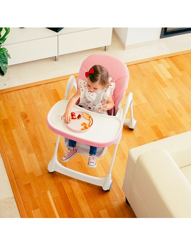 Trona Aluminio Mod Comfort Eat Rosa