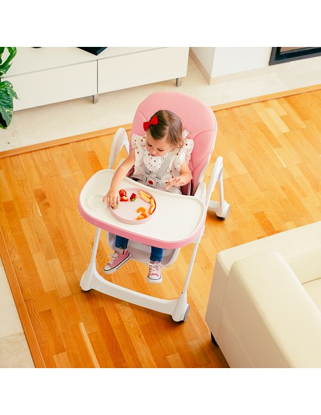 Trona Aluminio Mod Comfort Eat Rosa
