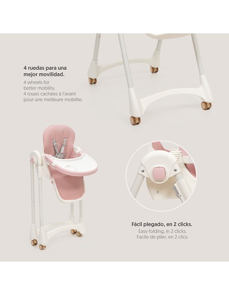 Trona Aluminio Mod Practic Rosa