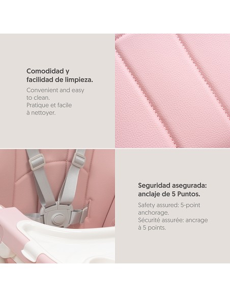 Trona Aluminio Mod Practic Rosa