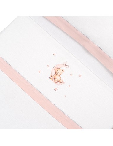 Triptico Minicuna Franela Estampado Oso Luna...