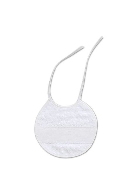 Babero Punto Cruz 20X20 Blanco