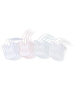 Babero Punto Cruz 25X35