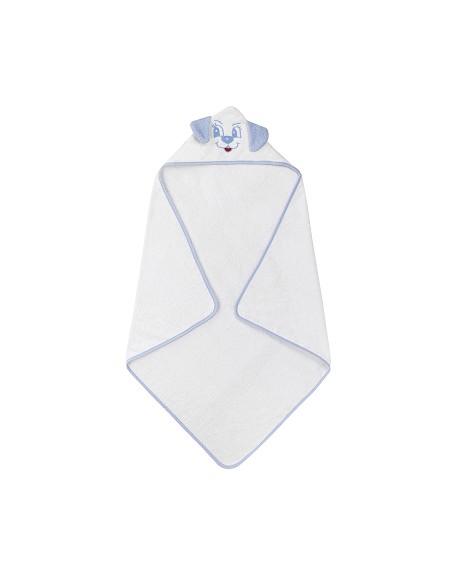 Capa Baño Liliposas Perro Bco/Azul