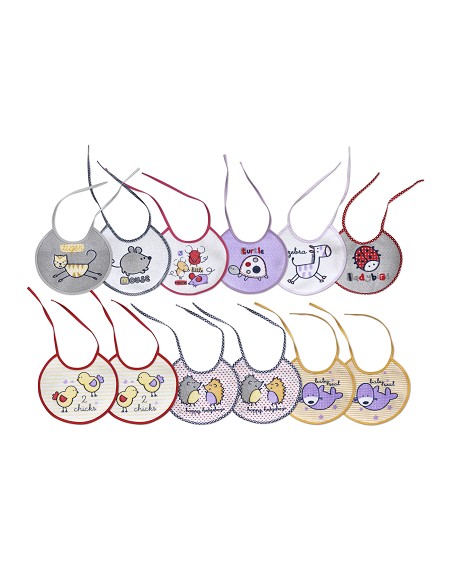 Babero Super Rizo Plastificado 20X20