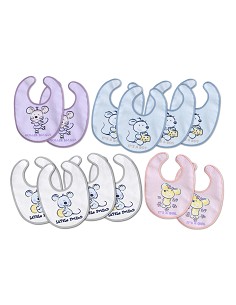 Babero Rizo Plastificado Velcro 20 X30