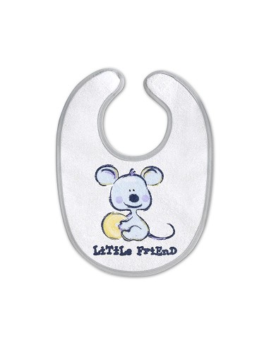 Babero Rizo Plastificado Velcro 20 X30