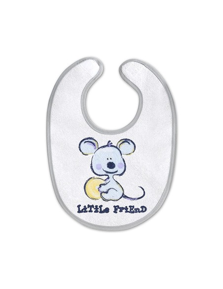 Babero Rizo Plastificado Velcro 20 X30