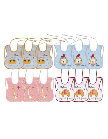 Babero Rizo Plastificado 25 X35