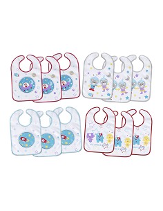 Babero Rizo Plastificado Velcro 25 X40