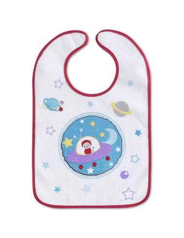 Babero Rizo Plastificado Velcro 25 X40