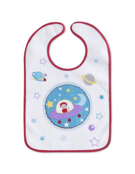 Babero Rizo Plastificado Velcro 25 X40