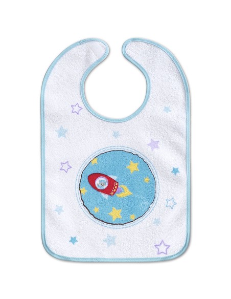 Babero Rizo Plastificado Velcro 25 X40