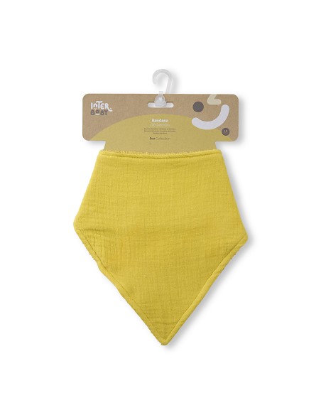 Babero Bambu Bandana Ocre Tierra