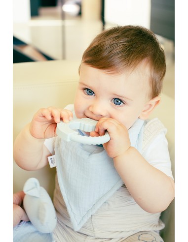 Babero Bambu Bandana Ocre Tierra