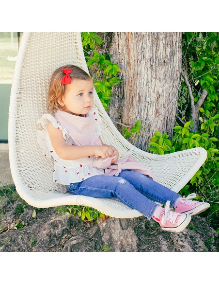Babero Bambu Bandana Ocre Tierra