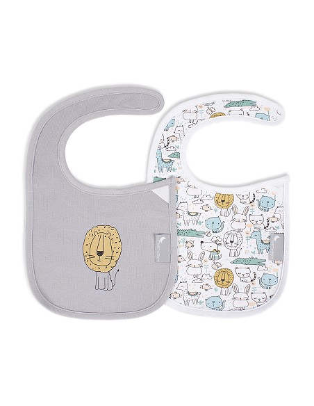 Pack 2 Baberos Velcro (Gatitos)