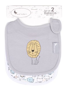 Pack 2 Baberos Velcro (Gatitos) 2