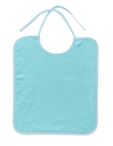 Pack 2 Baberos Rizo Color con Cinta Rosa