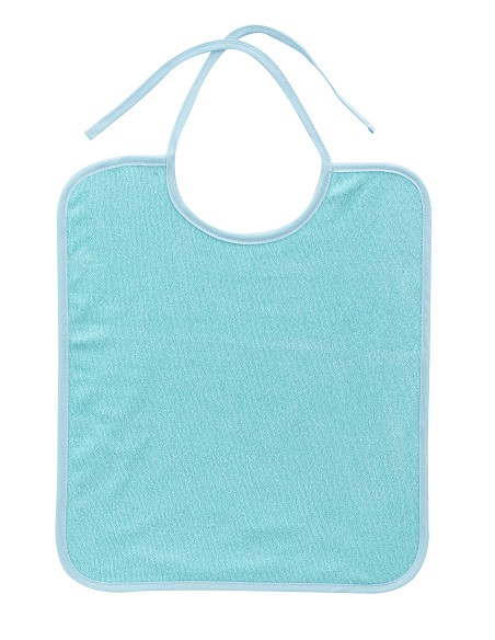 Pack 2 Baberos Rizo Color con Cinta Rosa