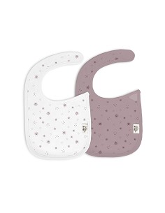 Pack 2 Baberos Velcro 20X30 Cms Mod Duendes Del Polvo...