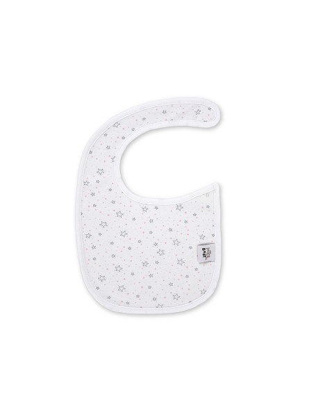 Pack 2 Baberos Velcro 20X30 Cms Mod Sleep Rosa