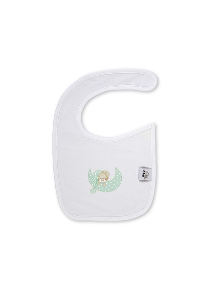 Pack 2 Baberos Velcro 20X30 Cms Mod Sleep Verde