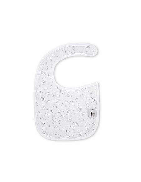 Pack 2 Baberos Velcro 20X30 Cms Mod Sleep Gris