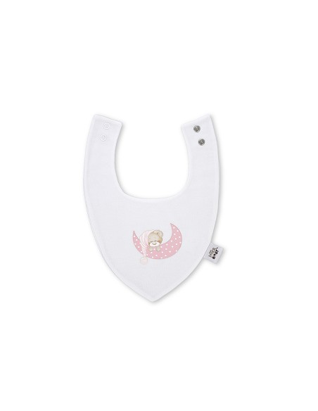 Pack 2 Baberos Bandana 20X30 Cms Mod Sleep Rosa