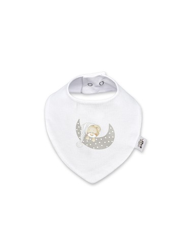 Pack 2 Baberos Bandana 20X30 Cms Mod Sleep Gris