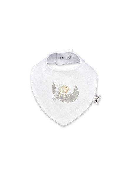 Pack 2 Baberos Bandana 20X30 Cms Mod Sleep Gris