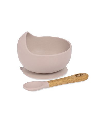 Bowl with suction cup + silicone spoon