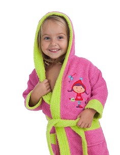 Albornoz Infantil  T- 0-2 100% Alg Fucsia