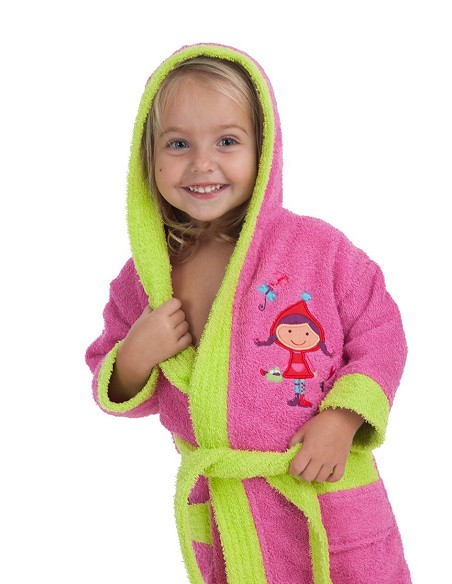 Albornoz Infantil  T- 0-2 100% Alg Fucsia