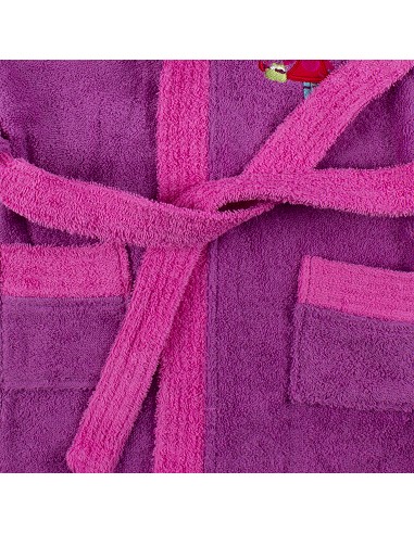 Albornoz Infantil  T- 2-4 100% Alg Lila
