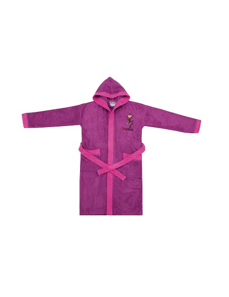 Albornoz Infantil T-14-16 100% Alg Lila